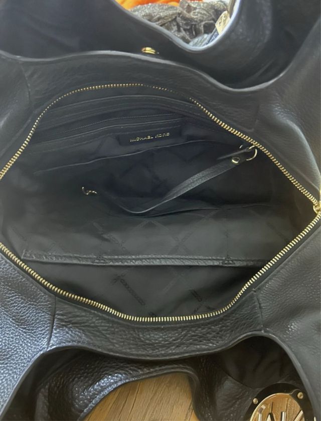 Bolso Piel Michael Kors Negro Auténtico