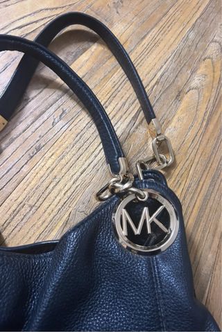 Bolso Piel Michael Kors Negro Auténtico