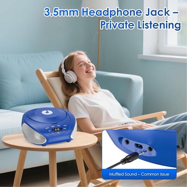 Reproductor CD Portátil Boombox