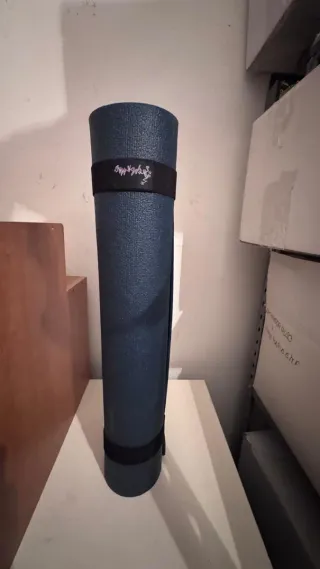 Esterilla de yoga azul