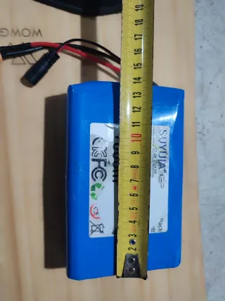 Batería 10S 2P 36V 7000mAh skate eléctrico