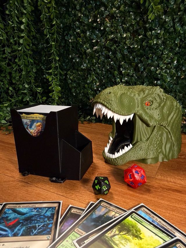 Deckbox T-Rex Dinosaurio Cartas Magic MTG