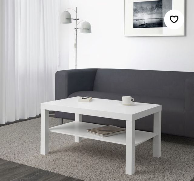 Mesa auxiliar IKEA LACK blanca