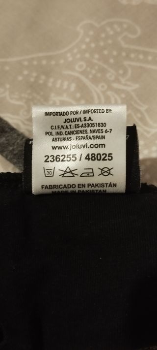 Sujetador deportivo Joluvi Talla L Gris