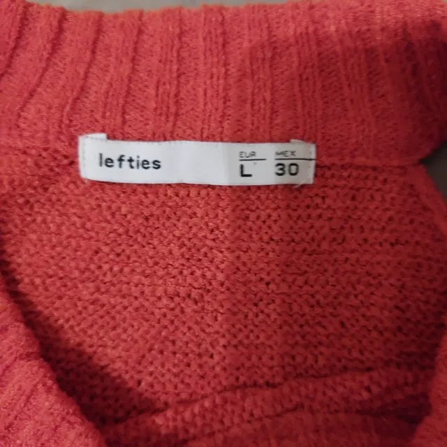 Camiseta punto Lefties M/38/10 coral