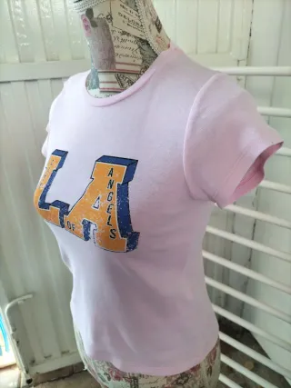 Camiseta rosa LA City of Angels