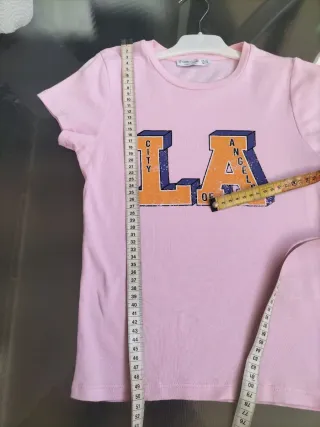 Camiseta rosa LA City of Angels