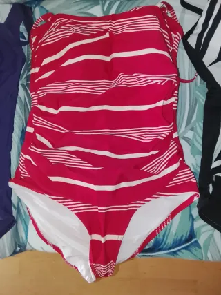 Lote 2 bañadores mujer rayas