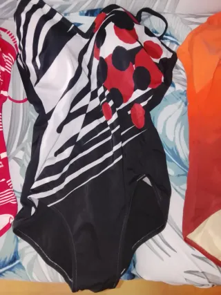 Lote 2 bañadores mujer rayas