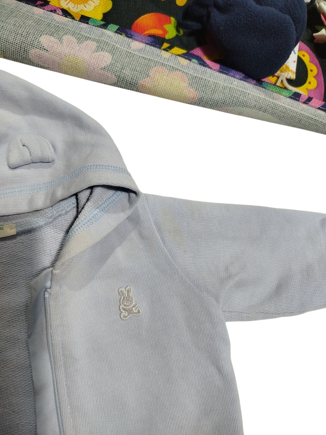 Sudadera Benetton bebé 0-6 meses