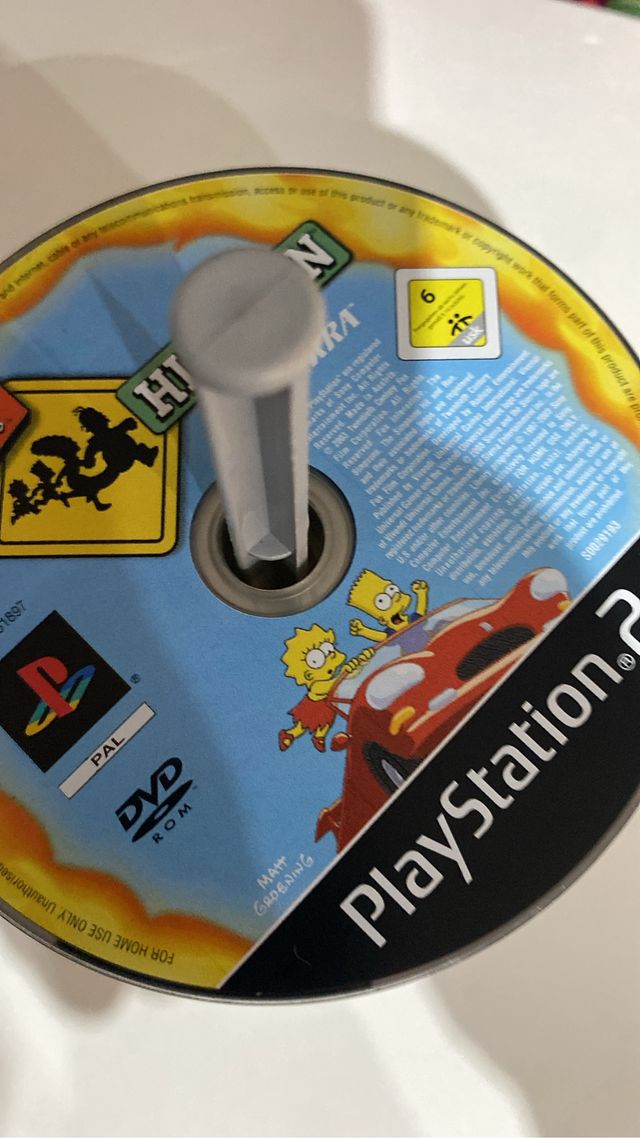 Video juegos PS2 y PS3 (The Simpsons Hit&Run PS2)