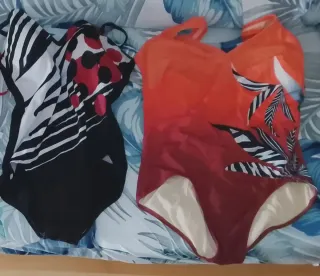 Lote 2 bañadores mujer talla única