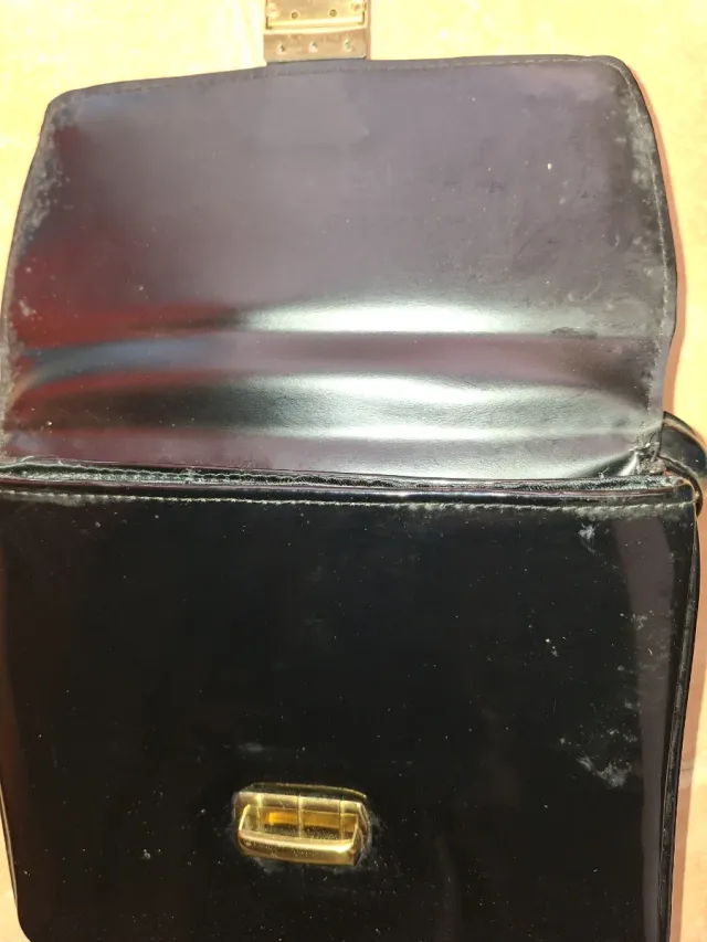 Bolso vintage Ibor años 60, de charol