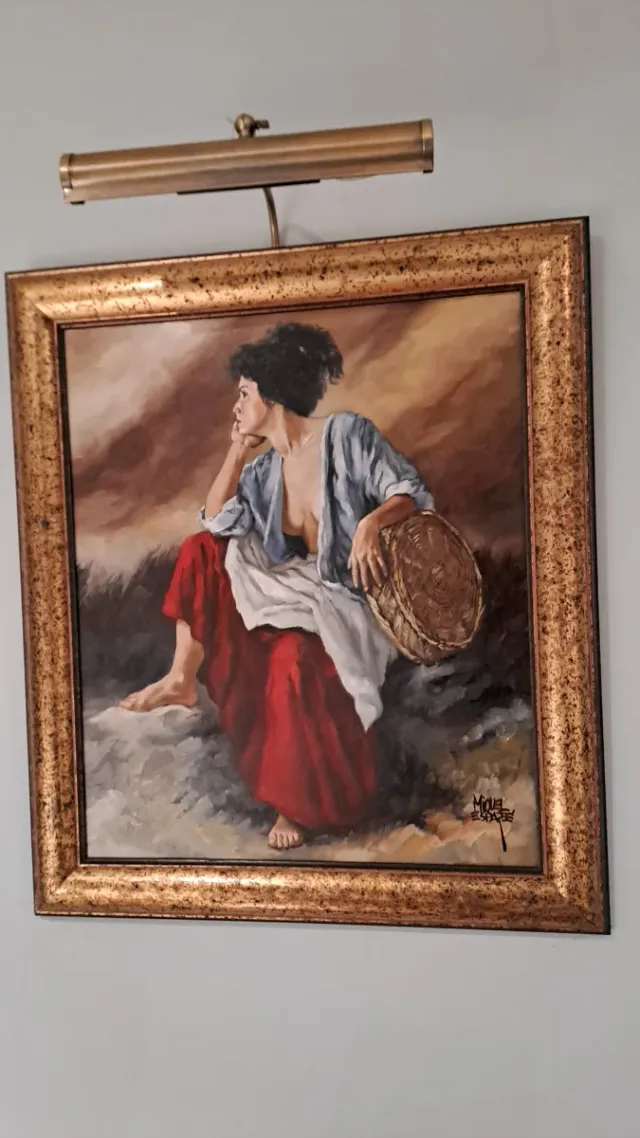 Arte catalán.Conjunto de cuadros Miquel Esparbé