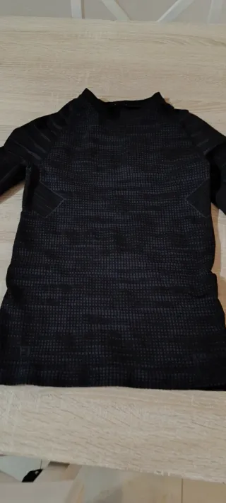 Camiseta térmica Kipsta niño negra