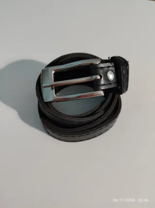 Cinturones mujer negro y beige