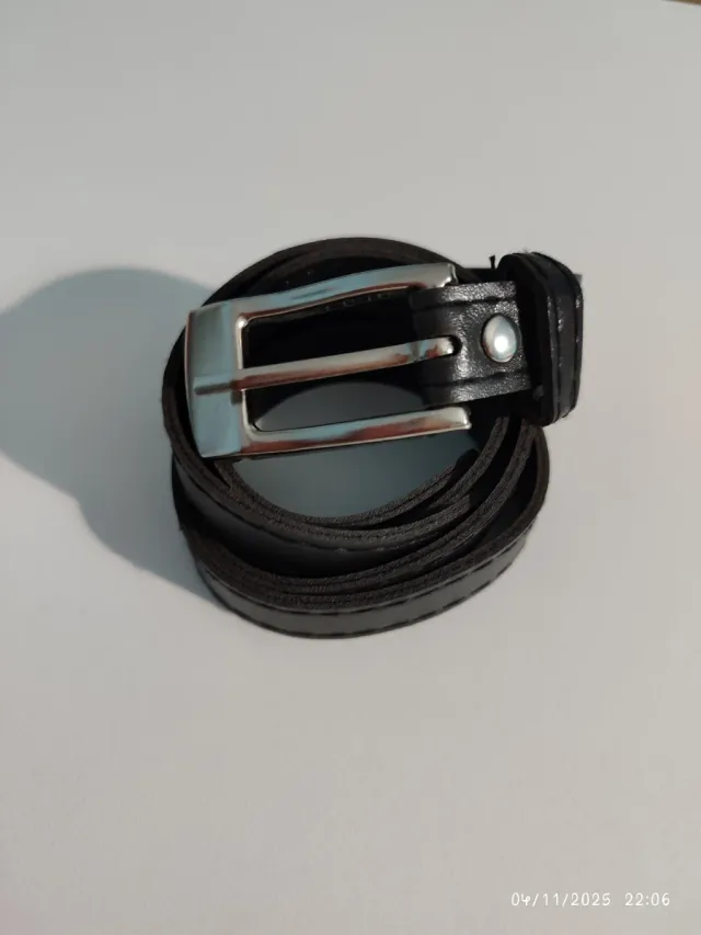 Cinturones mujer negro y beige