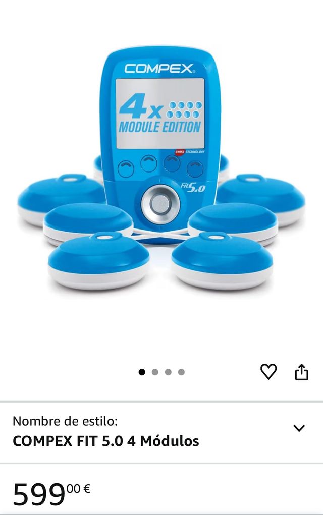 COMPEX 4 MODULOS Fit 5.0 WIRELESS MUSCULACION