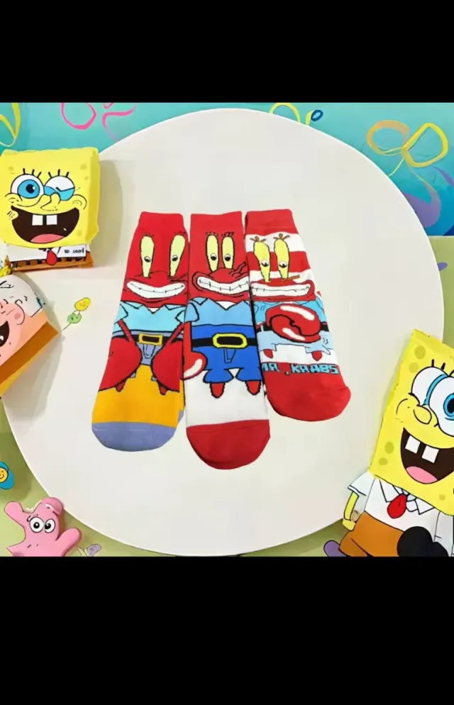 Calcetines Bob Esponja Talla Única