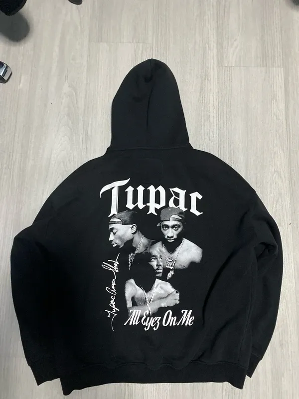 Sudadera Negra Tupac All Eyez On Me