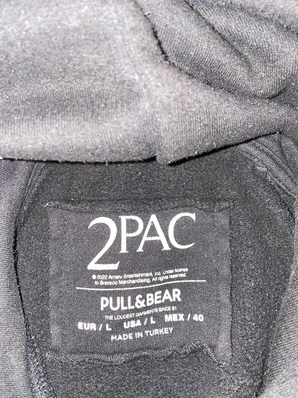 Sudadera Negra Tupac All Eyez On Me