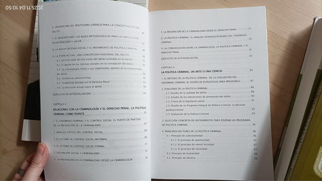 “Noticias las justas”/ “Nociones de política crim