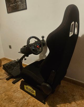 Playseat + Logitech G29 con palanca cambios