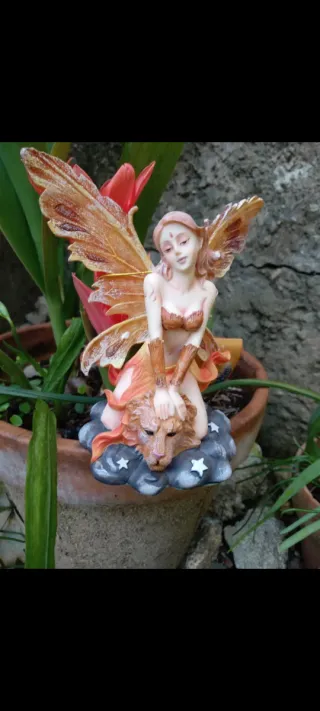 Fata con Leone LES Alpes con scatola