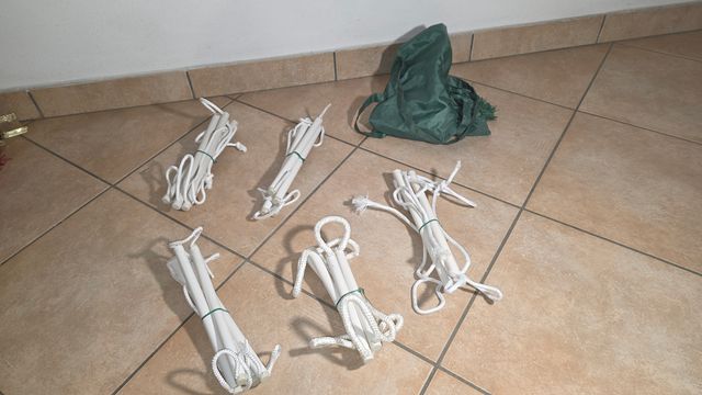 5 scalette ricambio + zainetto Babbo Natale