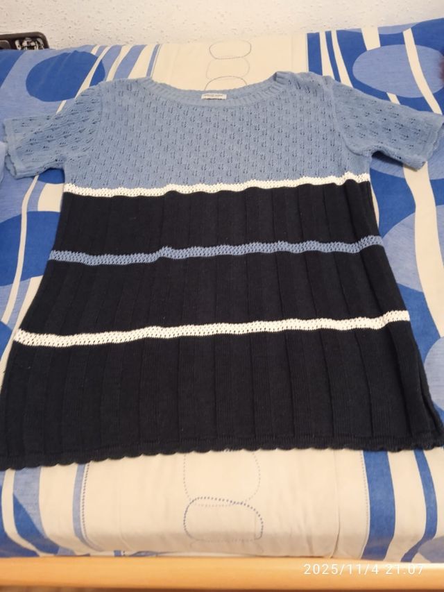 Jersey Nicky manga corta tejido perlé