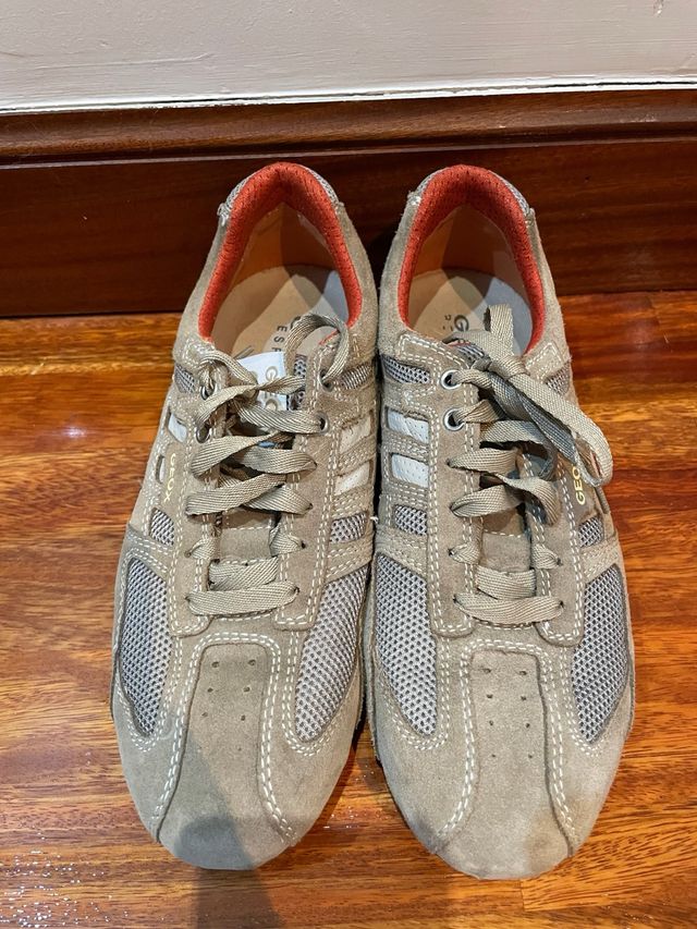 Zapatillas Geox Beige/Gris Talla 40