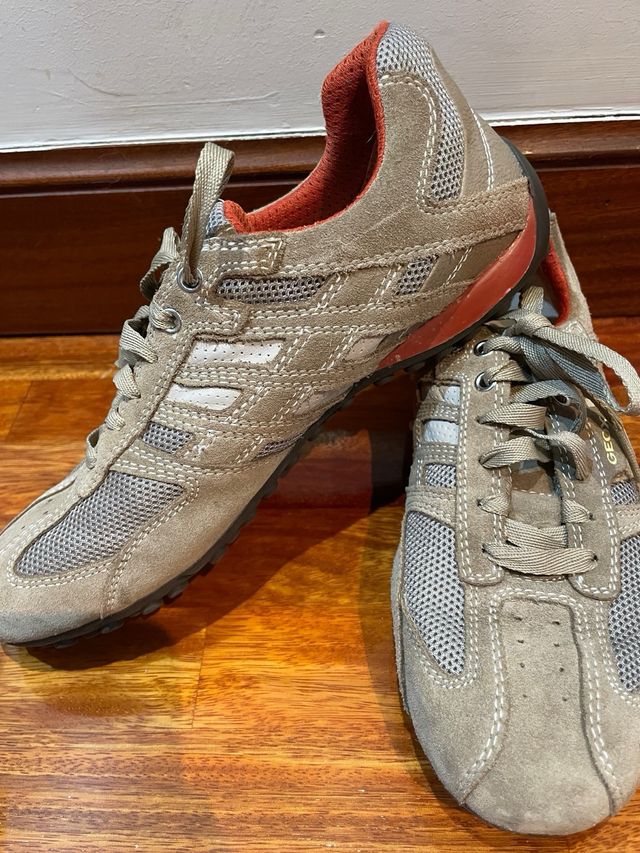 Zapatillas Geox Beige/Gris Talla 40
