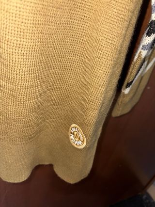 Maglione Subalpino Beige/Verde Oliva