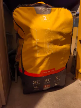 Kayak hinchable Itiwit Touring 100 + 2 palas