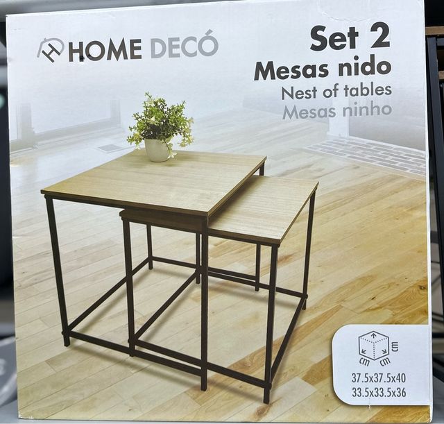 Set 2 tavolini a nido HOME DECÓ