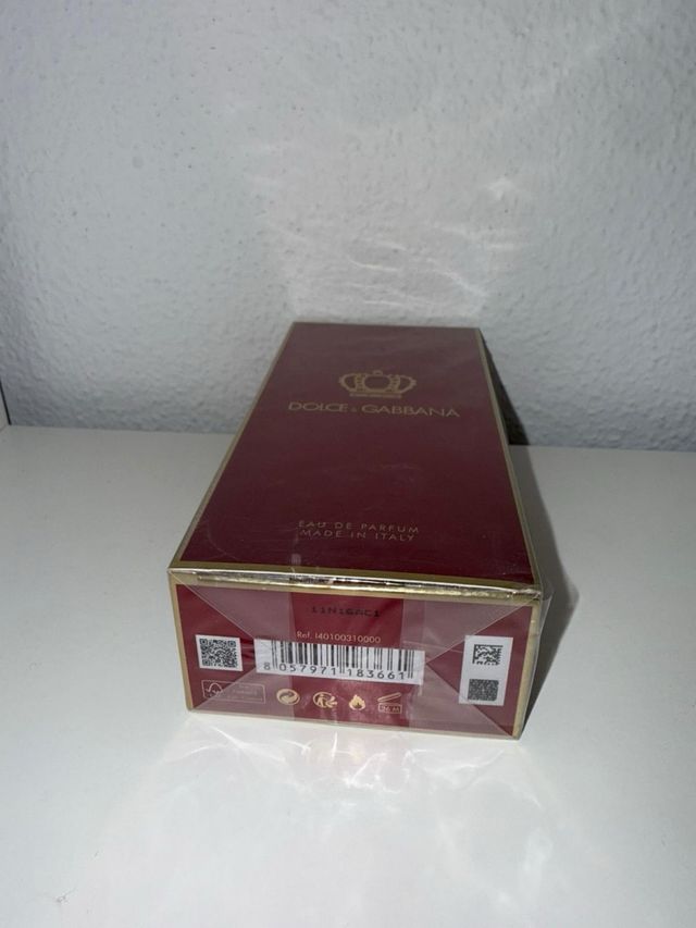 Perfume Caja Roja y Dorada dolce gabbana