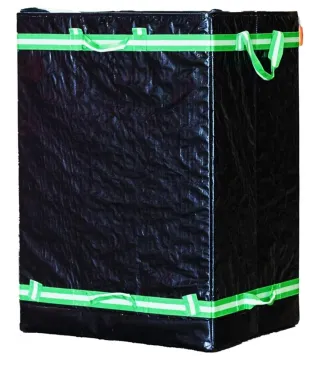 5 Bolsas de reparto negras con asas