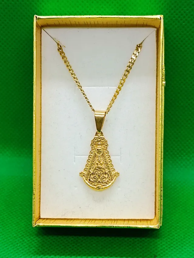 ALT 23mm ANCHO 16mm COLGANTE VIRGEN DEL ROCIO