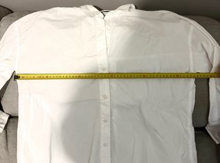 Camisa oversize Zara blanca