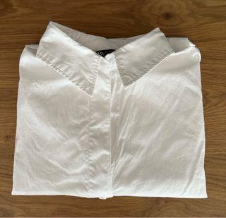 Camisa oversize Zara blanca