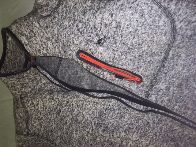 Giacca sportiva da uomo grigia e arancione