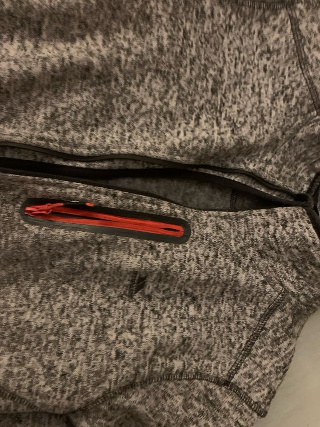 Giacca sportiva da uomo grigia e arancione