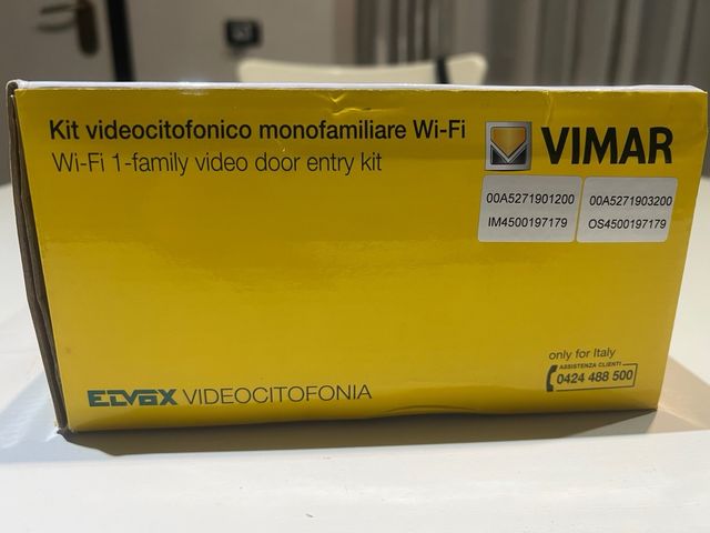 Videocitofono Vimar Wi-Fi 1-family