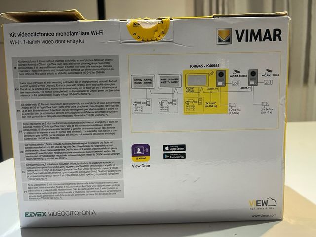 Videocitofono Vimar Wi-Fi 1-family