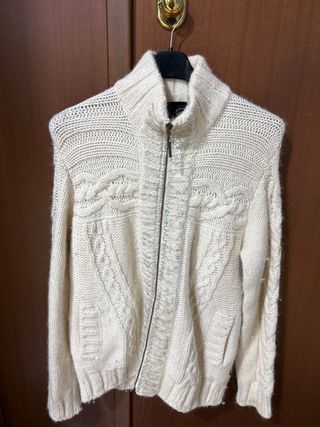Just Cavalli Felpa Zip Beige vintage