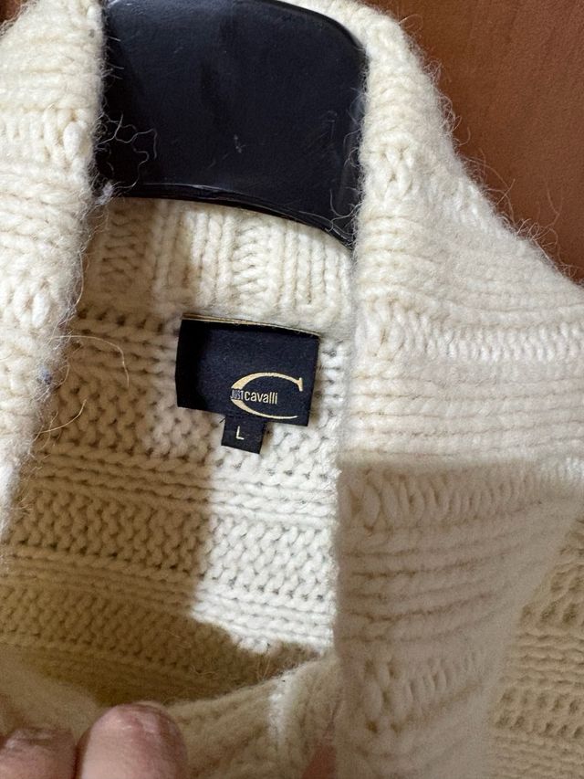 Just Cavalli Felpa Zip Beige vintage