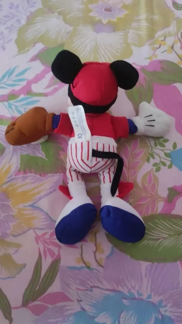 Muñeco Mickey Mouse 90s Béisbol