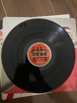 Kraftwerk The Man Machine LP Vinile Prima Stampa