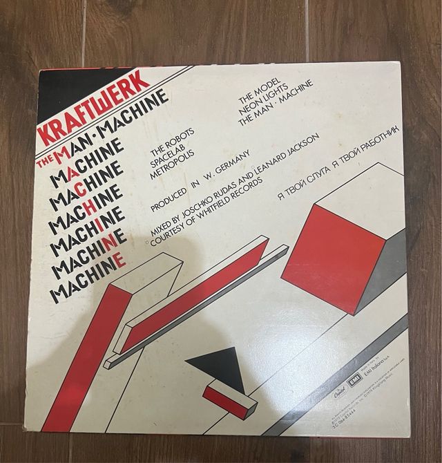 Kraftwerk The Man Machine LP Vinile Prima Stampa