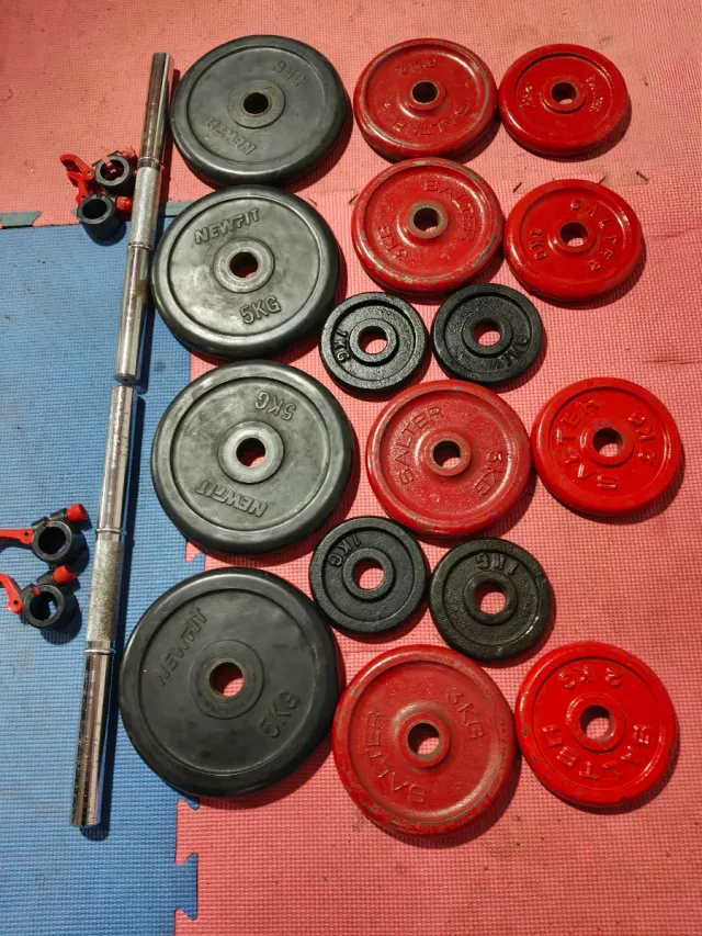 DISCOS PESAS SARTER MANCUERNAS 50KG 30 MM TOPES